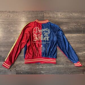 Suicide Squad DC comics Jacket, Harley Quinn satin souvenir plus size 2XL